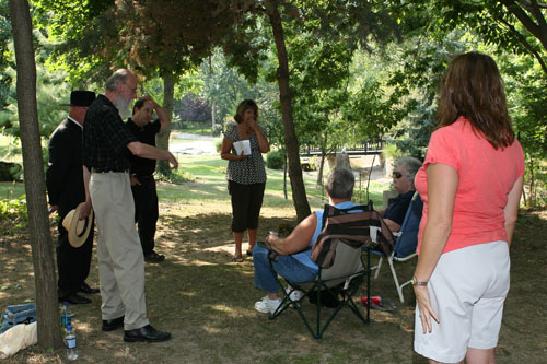 Blickenstaff Cemetery Dedication, 2008
