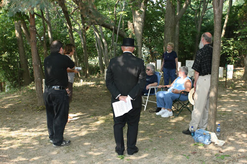 Blickenstaff Cemetery Dedication, 2008